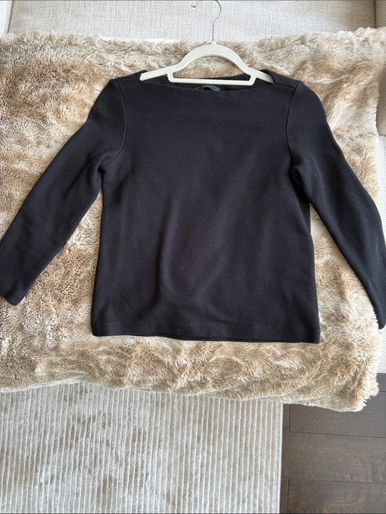 The Row Tops - The Row Black Textured Knit Top